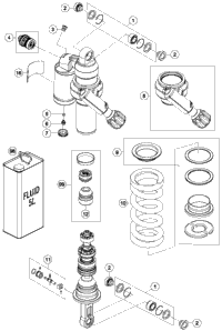 Shock Absorber Disassembled