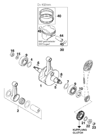 Crankshaft, Piston