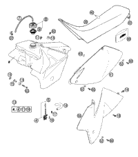 Tank, Seat, Cover