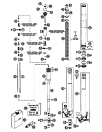 Front Fork, Disassembled