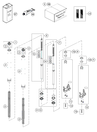 Front Fork Disassembled