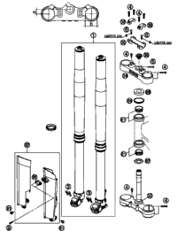 Front Fork, Triple Clamp
