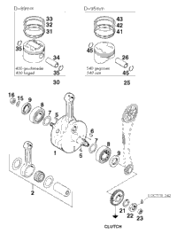 Crankshaft, Piston