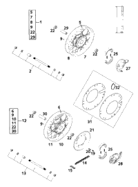 Front And Rear Wheel