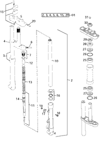 Front Fork Paioli