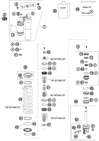 Shock Absorber Disassembled
