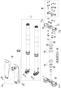 Front Fork, Triple Clamp