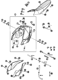 Tank, Seat, Cover
