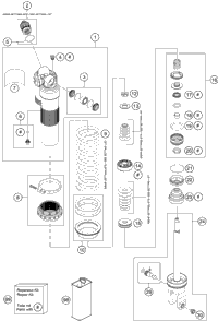 Shock Absorber Disassembled