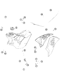 Tank, Seat, Cover