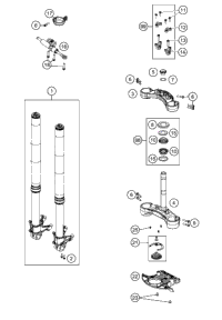 Front Fork, Triple Clamp