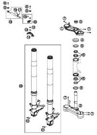 Front Fork, Triple Clamp