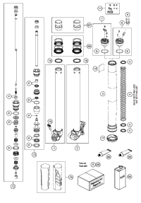 Front Fork Disassembled