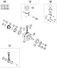 Crankshaft, Piston