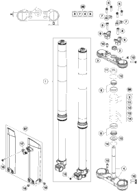 Front Fork, Triple Clamp