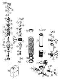 Shock Absorber Wp Disassembled