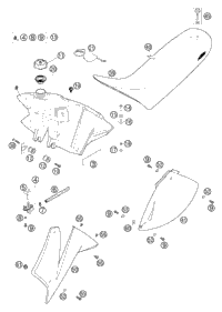 Tank, Seat, Cover