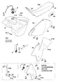 Tank, Seat, Covers