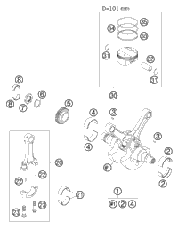 Crankshaft, Piston