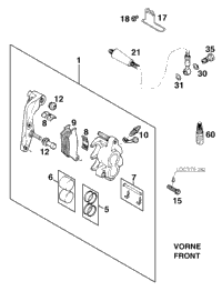 Brake Caliper Front