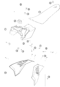 Tank, Seat, Cover