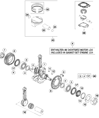 Crankshaft, Piston