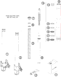 Front Fork, Disassembled