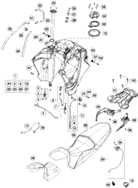 Tank, Seat, Cover