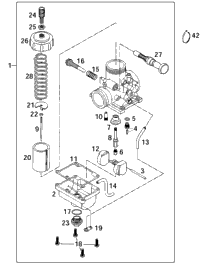 Carburetor Mikuni Vm24