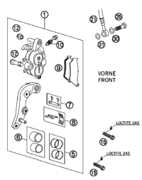 Brake Caliper Front