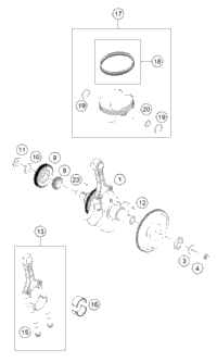 Crankshaft, Piston