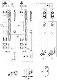 Front Fork Disassembled