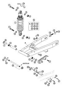 Swingarm, Shock Absorber