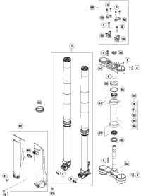 Front Fork, Triple Clamp