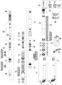 Front Fork Disassembled