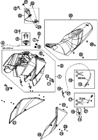 Tank, Seat, Cover