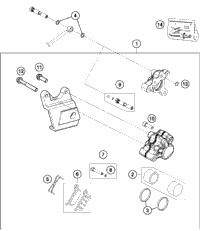 Brake Caliper Rear