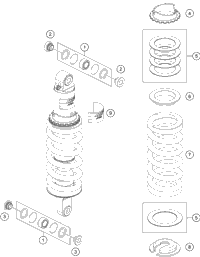 Shock Absorber Disassembled