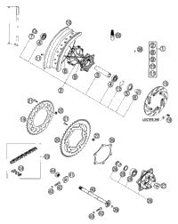 Rear Wheel Lc4 Supermoto
