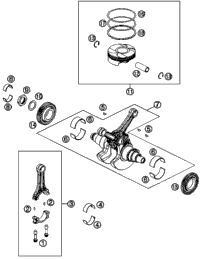 Crankshaft, Piston