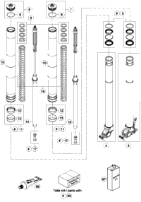 Front Fork Disassembled