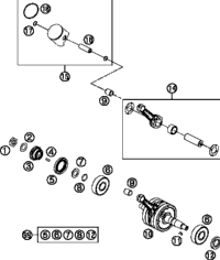 Crankshaft, Piston