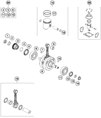 Crankshaft, Piston