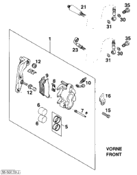 Brake Caliper Front