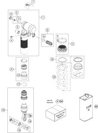 Shock Absorber Disassembled