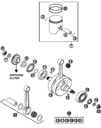 Crankshaft, Piston