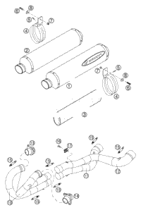 Silencer, Pipes