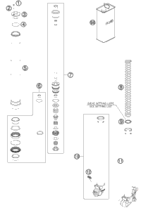 Front Fork, Disassembled