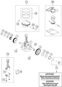 Crankshaft, Piston