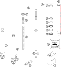 Front Fork, Disassembled